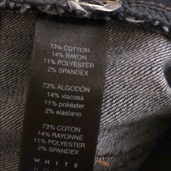 White House Black Market Skinny High Rise jean size 0 - Picture 9 of 11
